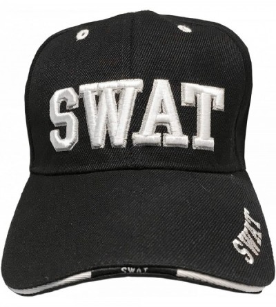Baseball Caps Black Duck Deals High Definition Embroidery Service Baseball Caps - Swat - CJ185GCCKI5 $10.37