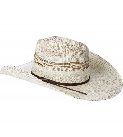 Cowboy Hats Men's 2-Tone Brown Bangora Maverick Cowboy Hat - Natural/Brown - CJ11HU93EYP $43.95