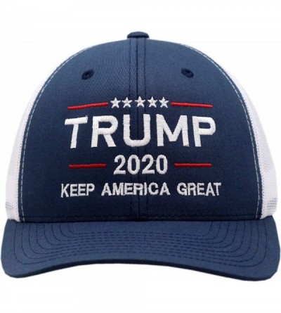Baseball Caps Trump 2020 Keep America Great Snapback Navy/White - CV18K34CQY0 $13.41