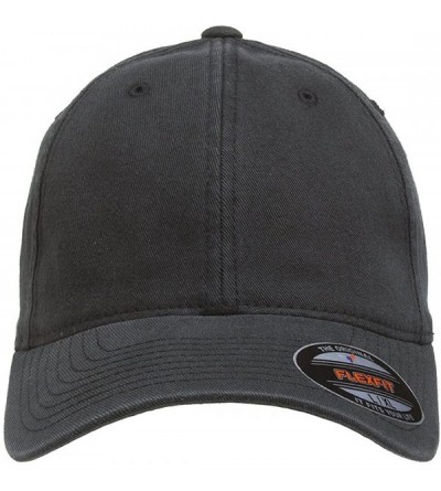 Baseball Caps Flexfit Men's Low-Profile Unstructured Fitted Dad Cap - Black - CQ184EAXUZY $19.23