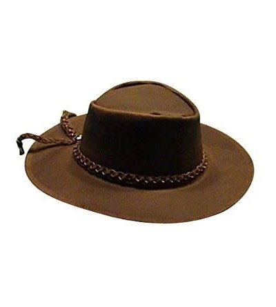 Cowboy Hats Clint Eastwood Western Brown Cowboy Hat & Brown Poncho Set - Brown - CU122K7536N $67.02
