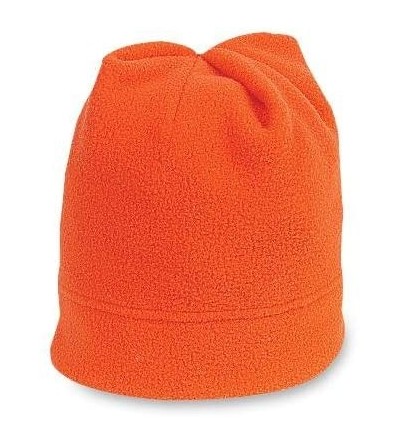 Skullies & Beanies Men's R Tek Stretch Fleece Beanie - Orange - C311NGRNUHB $18.12
