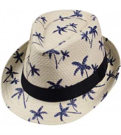 Headbands Womens Sun Hat Floppy Foldable Ladies Women Maple Leaf Straw Beach Summer Hat Cap - Beige - CO18IQ8SWT7 $10.46