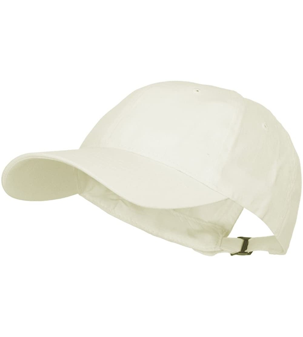 Baseball Caps Low Profile Light Weight Brushed Cap - Natural - CX12JGA8K7F $16.20