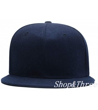 Baseball Caps Custom Embroidered Baseball Cap Personalized Snapback Mesh Hat Trucker Dad Hat - Hiphop Navy-1 - CS18HM3RQSN $2...