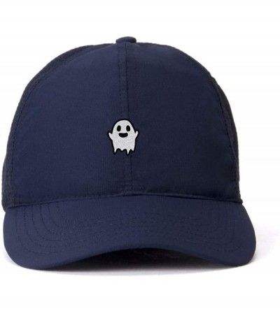Baseball Caps Ghost Baseball Cap Embroidered Cotton Adjustable Dad Hat - Navy - CU18OZM3NTH $16.90