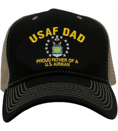 Baseball Caps Air Force Dad - Proud Father of a US Airman Hat/Ballcap Adjustable One Size Fits Most - C018KRQUSM9 $31.67