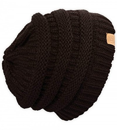 Skullies & Beanies Beanie Hat Cap Knit Skullies for Men Women Unisex - 101 Coffee - CT186NUHN4M $11.16