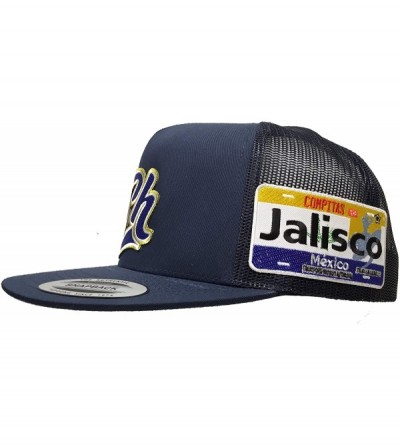 Baseball Caps Charros de Jalisco New Logo 2 Logos placa a Lado hat Navy mesh - CE18QRUU7QU $29.57