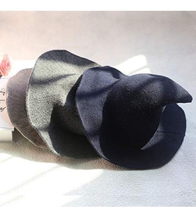 Bucket Hats Knitting Fisherman Fashion Accessories - Dark Grey - C318HG8HSUS $10.93