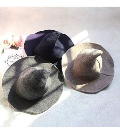 Bucket Hats Knitting Fisherman Fashion Accessories - Dark Grey - C318HG8HSUS $10.93