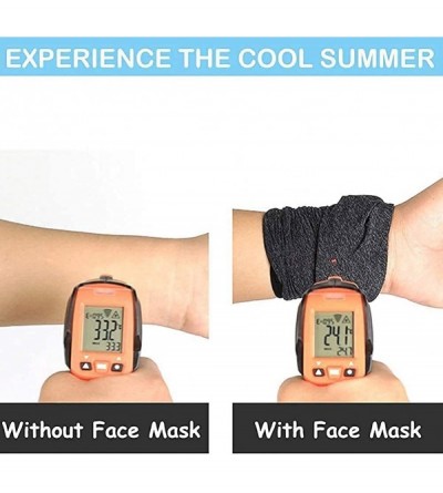 Balaclavas Face Mask with Ear Hangers- Cooling Neck Gaiter- Scarf- Bandana- Summer Balaclava for Dust Wind UV Protection - C4...