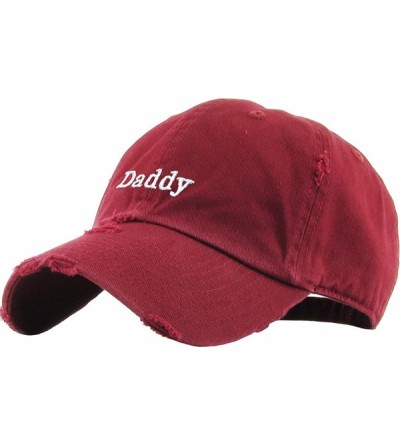 Skullies & Beanies Good Vibes Only Heart Breaker Daddy Dad Hat Baseball Cap Polo Style Adjustable Cotton - CO189HZW865 $10.40