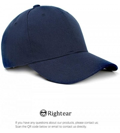 Baseball Caps Leisure Outdoor Top Level Baseball Cap Men Women - Classic Adjustable Plain Hat - Tibetan Blue - C618ZYLOQA0 $1...
