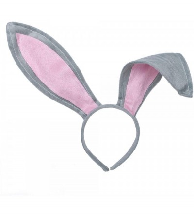Headbands Easter Rabbit Headband Bunny Ears Headwear Halloween Party Supplies - White - CR12D53MUV7 $8.16