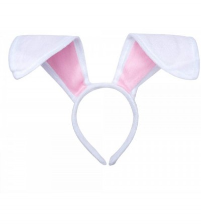 Headbands Easter Rabbit Headband Bunny Ears Headwear Halloween Party Supplies - White - CR12D53MUV7 $8.16