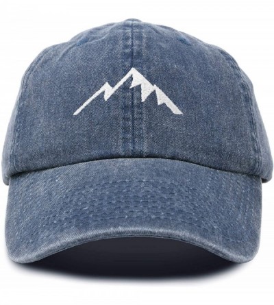 Baseball Caps Outdoor Cap Mountain Dad Hat Womens Mens Hiking Vintage Cotton - Navy Blue - CX18SIX0964 $13.70