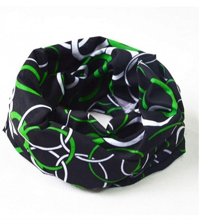Balaclavas Seamless Face Mask Silk Fabric Headwear Headband Neck Gaiter Multifunctional - Brown Leopard Grain - CA197SMM0RS $...