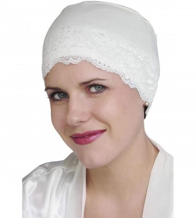 Skullies & Beanies Lace Sleep Cap for Women - Cancer Sleeping Hat- Sleeping Cap for Women- Chemotherapy- Chemo Night Cap Slee...