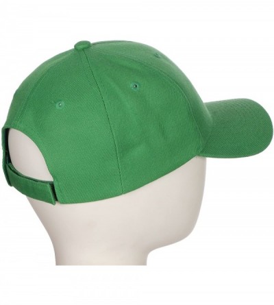 Baseball Caps Classic Baseball Hat Custom A to Z Initial Team Letter- Green Cap White Black - Letter U - CX18IDY369M $8.92