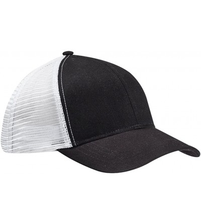 Baseball Caps Re2 Trucker Style Baseball Cap - Black/White - C91879TQS5D $12.21