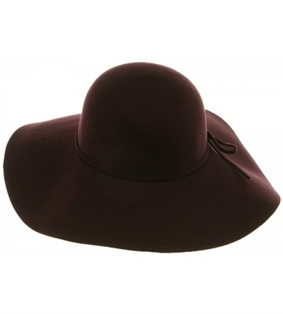 Sun Hats Ribbon Band Wool Hat - Purple - Purple - CW113RDCYX5 $36.53