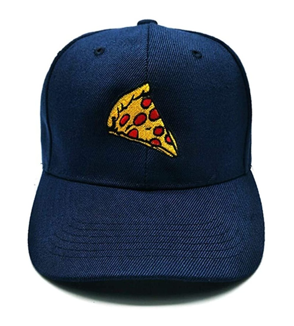 Baseball Caps Pepperoni Pizza Embroidered Dad Hat Adjustable Cotton Cap Baseball Cap for Men and Women - Navy Style 1 - CH18Q...