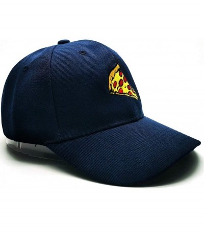 Baseball Caps Pepperoni Pizza Embroidered Dad Hat Adjustable Cotton Cap Baseball Cap for Men and Women - Navy Style 1 - CH18Q...