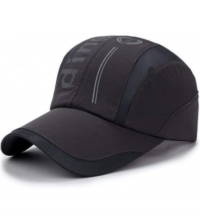 Baseball Caps Quick Dry Sports Cap Unisex Sun Hat Summer UV Protection Outdoor Cap - Dark Blue - CB18TCARA4N $7.94
