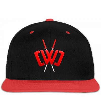 Baseball Caps Special Ch-ad Wild Clay Teenage Adult Flat Hat Cap Unisex - Red - C718LAR6RAR $11.92