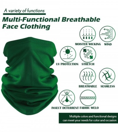 Balaclavas Summer UV Protection Face Covers Neck Gaiter Breathable Summer Bandana - CX197W4OAD2 $20.36