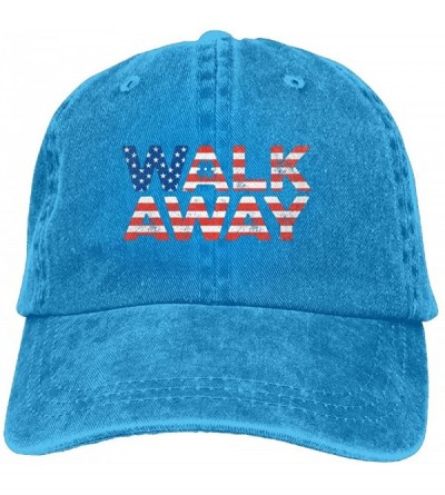 Baseball Caps WalkAway Movement Walk Away Movement - Retro Denim Baseball Hat Trucker Hat Dad Hat Adjustable - Royalblue - CL...