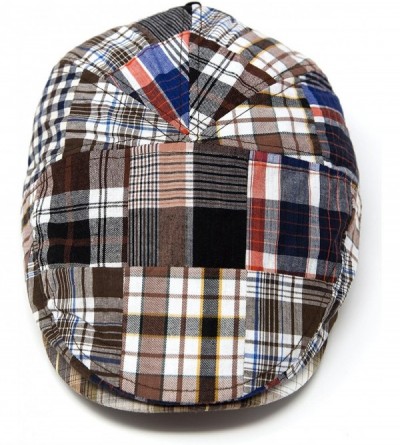 Newsboy Caps Men's Multi Pattern Patchwork Cotton Newsboy Colorful Ivy Hat - CS186DYH7LC $9.96