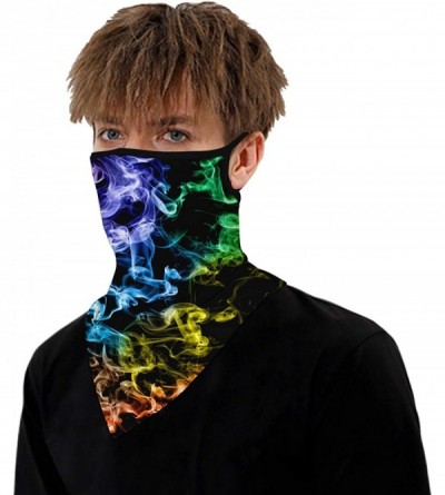 Balaclavas 3D Cool Unisex Bandana Rave Face Mask Anti Dusk Neck Gaiter Face Cover UV Protection Outdoor Face Cover - CV198O4U...