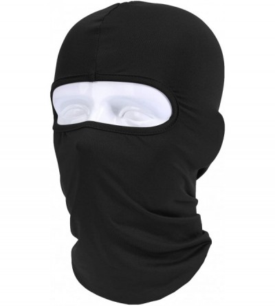 Balaclavas Balaclava Face Mask Hot Weather Summer UV Protection- Black - 1-black - CB18X6ZY3G2 $10.57