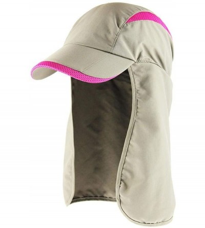 Sun Hats Bona - Performance Outdoor Hat with Sun Cape - Teak Pink - CR18RANRXIG $21.61