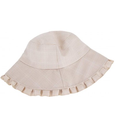 Bucket Hats Women Girls Cotton Leopard Print Reversible Bucket Hat Summer Double Sides Packable Hat for Outdoor Travel - CE18...