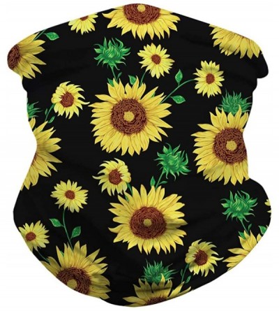 Balaclavas Van Gogh Balaclava for Women Men Headwear Bandana Head Wrap Scarf Neck Warmer Headband - Sunflower - CG199L55UGX $...