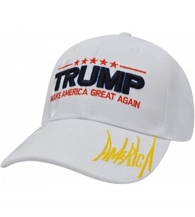 Baseball Caps Trump Cap 2020 Keep America Great USA Baseball Caps Embroidered Donald Trump Hat Adjustable hat - C118M6ACYOL $...