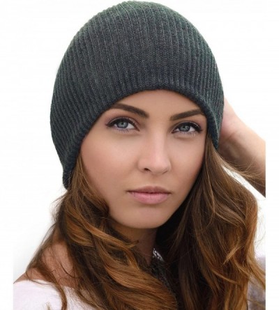 Skullies & Beanies Winter Hats for Women Who are Looking for Something Warm- Stylish and Soft - Heather Black - C6185QXH83G $...