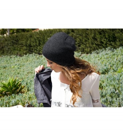 Skullies & Beanies Winter Hats for Women Who are Looking for Something Warm- Stylish and Soft - Heather Black - C6185QXH83G $...