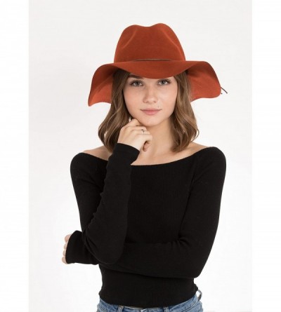 Fedoras Womens Zima Resort Hat - Rust - CH11V1R3W7L $36.51