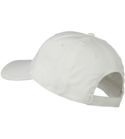 Baseball Caps Superior Cotton Twill Low Profile Strap Cap - White - CC11918DX4J $8.72