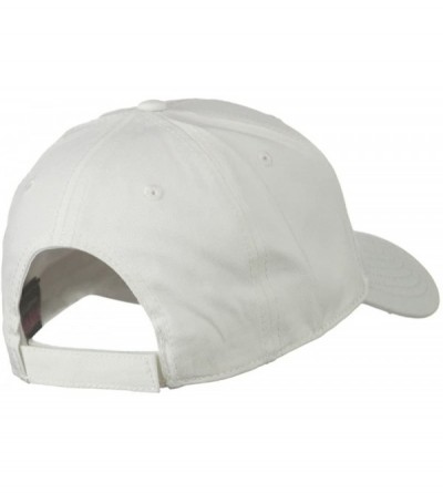 Baseball Caps Superior Cotton Twill Low Profile Strap Cap - White - CC11918DX4J $8.72