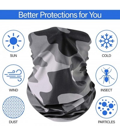 Neck Gaiter Face Mask Dust Wind UV Protection Breathable Bandana ...