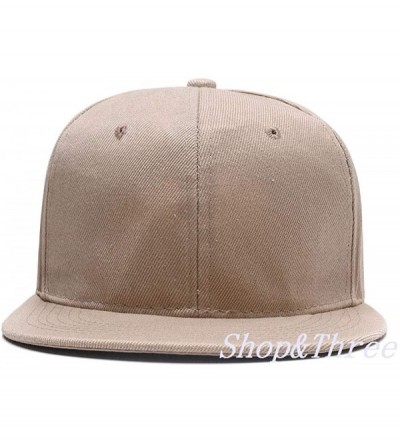 Baseball Caps Custom Embroidered Baseball Cap Personalized Snapback Mesh Hat Trucker Dad Hat - Hiphop Khaki-1 - C618HLLSX46 $...