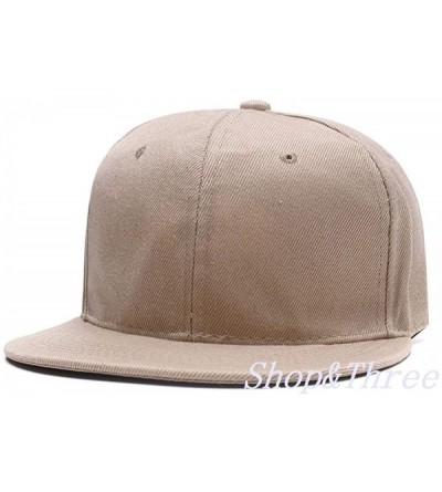 Baseball Caps Custom Embroidered Baseball Cap Personalized Snapback Mesh Hat Trucker Dad Hat - Hiphop Khaki-1 - C618HLLSX46 $...