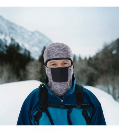 Balaclavas Winter Balaclava - Fleece Motorcycle Skull Full Face Mask Thermal Windproof Ski Head Hood for Men and Women - CF18...