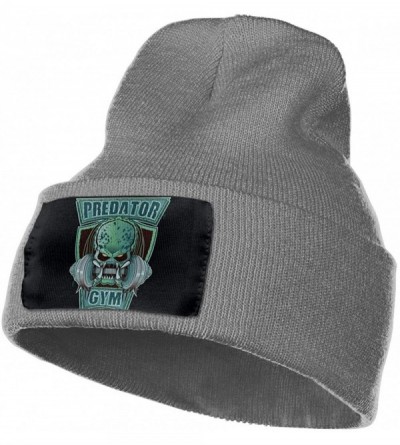 Skullies & Beanies Predator Gym Outdoor Hat Knitted Hat Warm Beanie Caps for Men Women - Deep Heather - C518Q9990KG $16.77