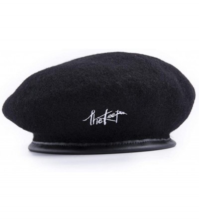 Berets Women's Wool Beret Hat Cap French Beret- Lightweight - Black the Tea - CV18Y05KCM3 $20.93